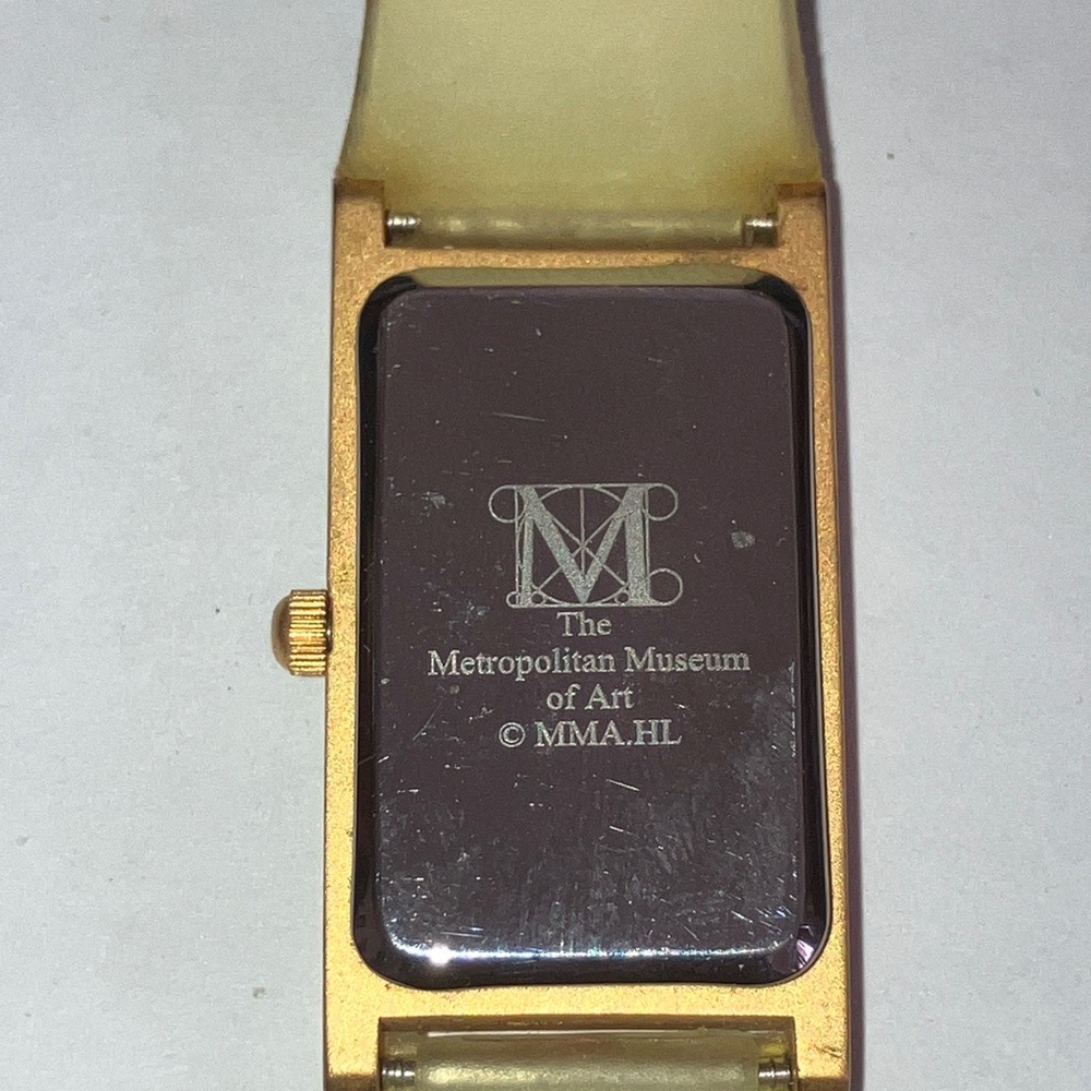 Floral Pattern Rectangular Women's Watch Metropolitan Museum of Art - Picture 5 of 7